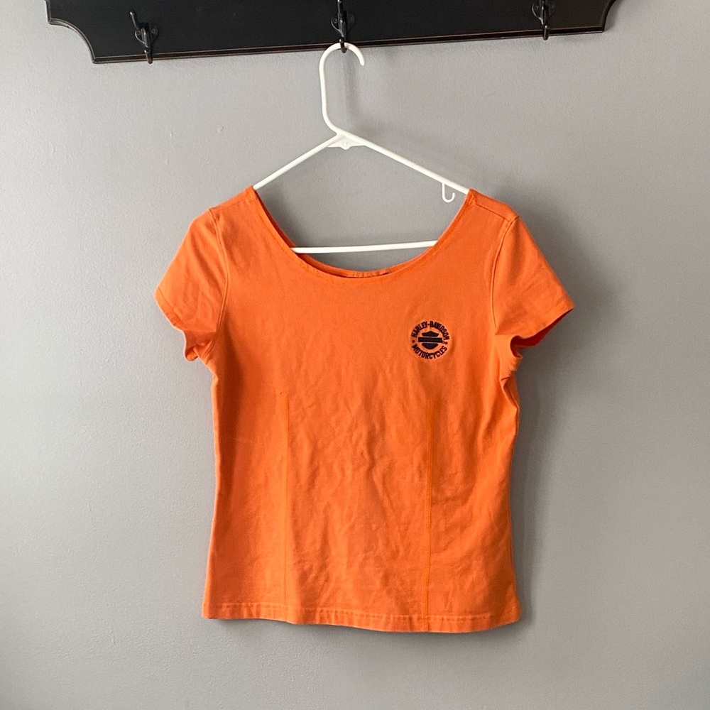 Harley Davidson T-Shirt Harley Davidson Women’s Cotton T-Shirt Motorcycle